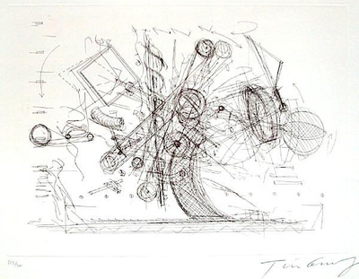 Chaos I by Jean Tinguely Pricing Limited Edition Print image