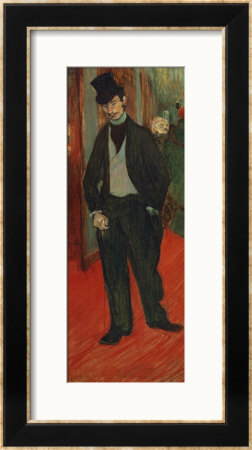 Gabriel Tapie De Celeyran In A Theater Corridor, 1893-1894 by Henri De Toulouse-Lautrec Pricing Limited Edition Print image