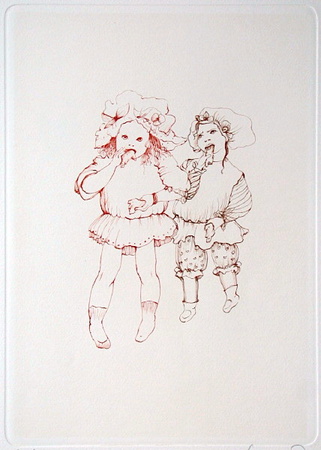 Les Petites Filles Modèles Ii by Leonor Fini Pricing Limited Edition Print image