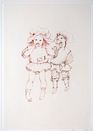 Les Petites Filles Modeles Ii by Leonor Fini Pricing Limited Edition Print image