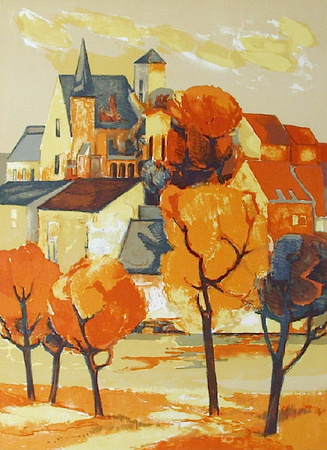 Village Vi by Eliane Thiollier Pricing Limited Edition Print image