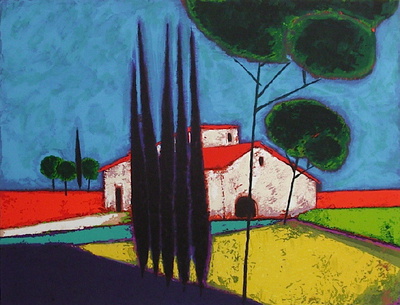 Le Mas I by Roger Bonafe Pricing Limited Edition Print image