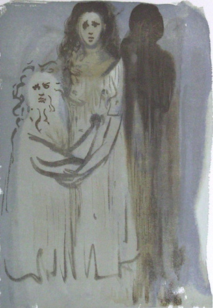 Dc Purgatoire 16 - Dans La Fumee Des Colereux by Salvador Dali Pricing Limited Edition Print image