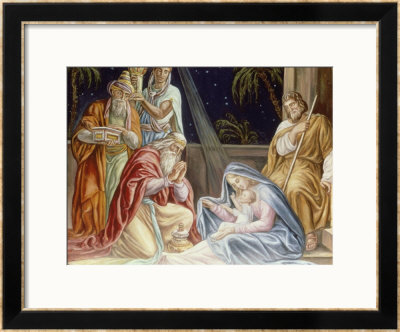 Adoration Of The Wise Men by Julius Schnorr Von Carolsfeld Pricing Limited Edition Print image