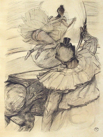 Dessins : Au Cirque Iv by Henri De Toulouse-Lautrec Pricing Limited Edition Print image