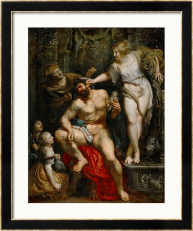 Hercules And Omphale, 1602-1605 by Peter Paul Rubens Pricing Limited Edition Print image