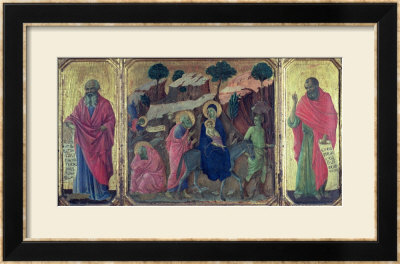 Maesta: Flight Into Egypt, 1308-11 by Duccio Di Buoninsegna Pricing Limited Edition Print image