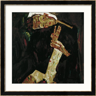 The Poet (Self-Portrait), 1911 by Egon Schiele Pricing Limited Edition Print image