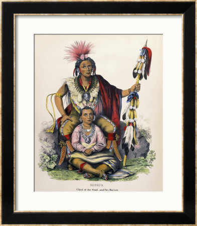 Keokuk (Chief Of The Sauk And Fox Nation) by Charles Bird King Pricing Limited Edition Print image