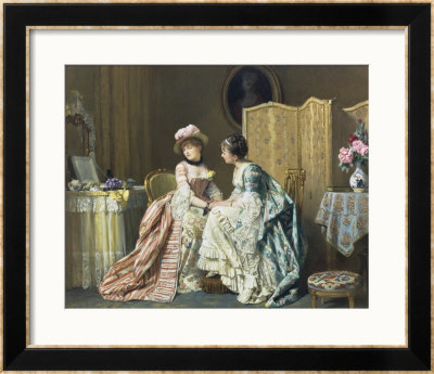 Sharing Confidences by Charles Baugniet Pricing Limited Edition Print image