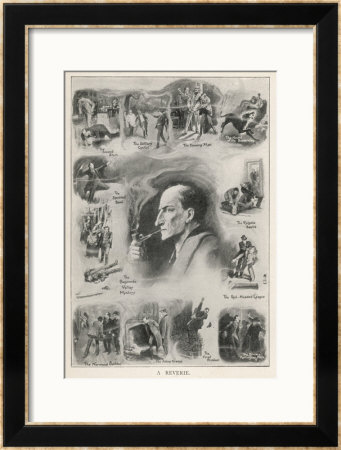 The Great Detective Surrounded By Memories Of His Greatest Triumphs by Joseph Simpson Pricing Limited Edition Print image
