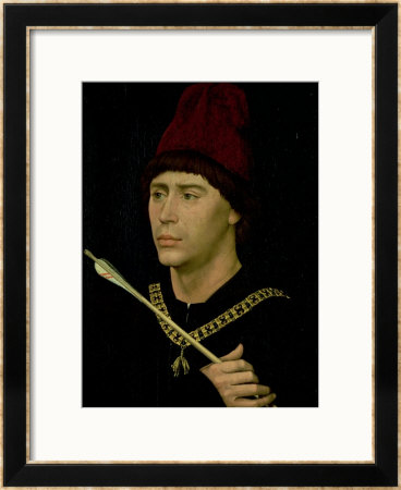 Portrait Of Antoine Bastard Of Burgundy, Knight Of The Order Of The Golden Fleece, Circa 1456 by Rogier Van Der Weyden Pricing Limited Edition Print image