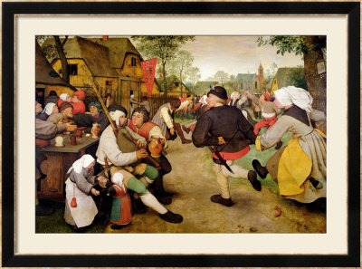 Peasant Dance, (Bauerntanz) 1568 by Pieter Bruegel The Elder Pricing Limited Edition Print image