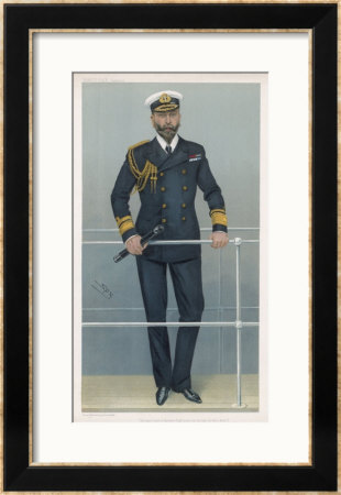 Prince Louis Alexander Of Battenberg In Naval Dress by Spy (Leslie M. Ward) Pricing Limited Edition Print image