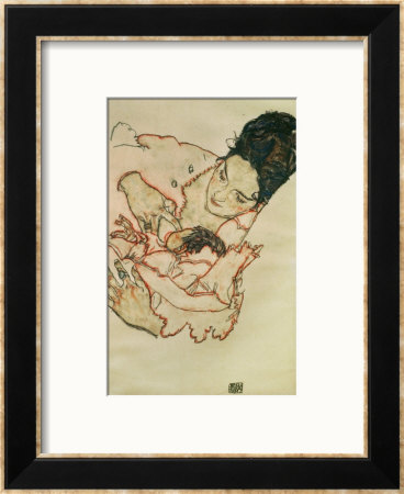 Nursing Mother (Stephanie Gruenwald) 1917 by Egon Schiele Pricing Limited Edition Print image