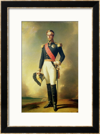 Portrait Of Henri-Eugene-Philippe-Louis D'orleans Duke Of Aumale, 1846 by Franz Xavier Winterhalter Pricing Limited Edition Print image