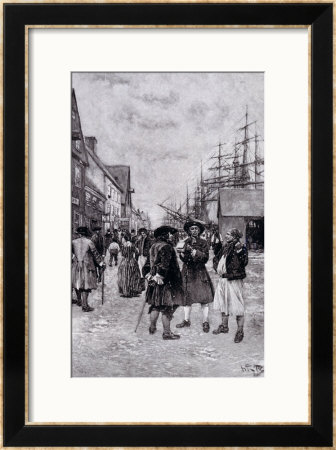 Along The Water Front In Old New York by Howard Pyle Pricing Limited Edition Print image