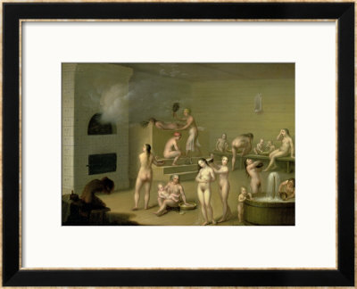 Russian Bath, 1825 by I. Letunov Pricing Limited Edition Print image