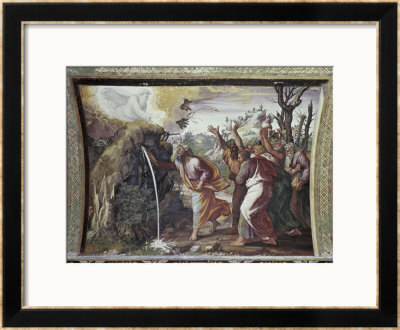 Moses Strikes The Rock by Raphael Pricing Limited Edition Print image