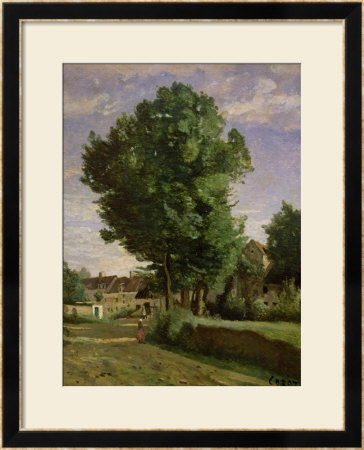 Outskirts Of A Village Near Beauvais, Circa 1850 by Jean-Baptiste-Camille Corot Pricing Limited Edition Print image