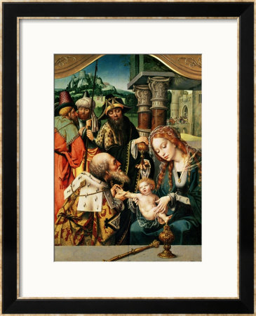 The Adoration Of The Magi by Jan Gossaert Pricing Limited Edition Print image