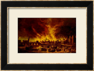 The Great Fire Of London In 1666 by Lieve Verschuier Pricing Limited Edition Print image