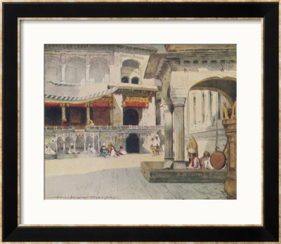 Sikh Temple Amritsar Interior Of The Golden Temple by Mortimer Menpes Pricing Limited Edition Print image