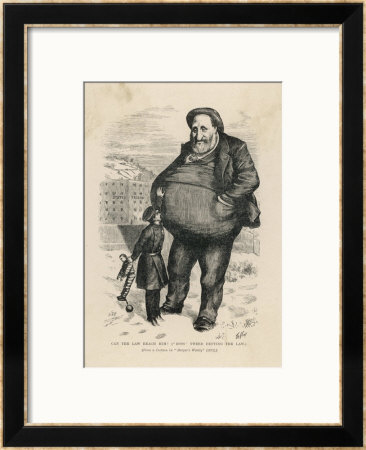 William Marcy Tweed Known As Boss Tweed American Politician And Swindler by Thomas Nast Pricing Limited Edition Print image