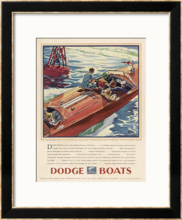 Advertisement For Dodge Boats by Ellis Wilson Pricing Limited Edition Print image