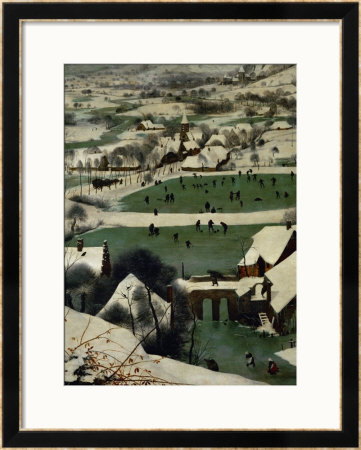 Return Of The Hunters, Detail by Pieter Bruegel The Elder Pricing Limited Edition Print image