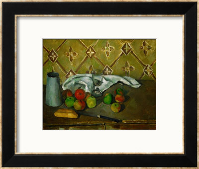 Fruits, Napkin And Milk Jar by Paul Cezanne Pricing Limited Edition Print image