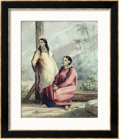 Two Tahitian Women, Circa 1841-48 by Maximilien Radiguet Pricing Limited Edition Print image