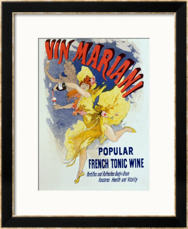 Poster Advertising Mariani Wine, A Popular French Tonic Wine, 1894 by Jules Chéret Pricing Limited Edition Print image