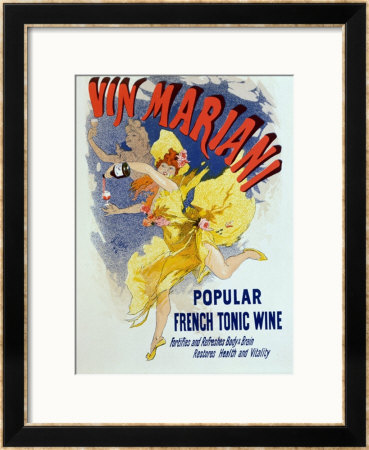 Poster Advertising Mariani Wine, A Popular French Tonic Wine, 1894 by Jules Cheret Pricing Limited Edition Print image