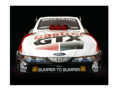 Mustang Funny Car Front - 1997 by Rick Graves Pricing Limited Edition Print image