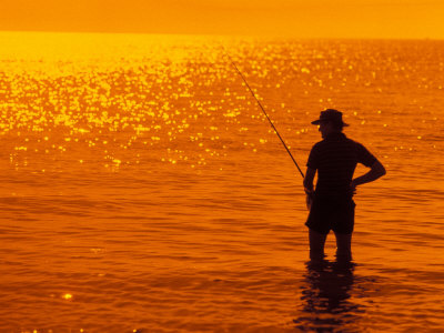 Fishing, Surfer's Paradise, Australia by David R. Frazier Pricing Limited Edition Print image