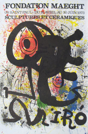 Sculptures Et Ceramiques Exhibition, C.1973 by Joan Miro Pricing Limited Edition Print image