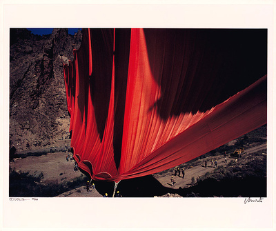 Valley Curtain, C.1972 by Christo Pricing Limited Edition Print image