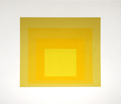 Komposition In Gelb, C.1966 by Josef Albers Pricing Limited Edition Print image