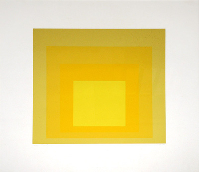Komposition In Gelb, C.1966 by Josef Albers Pricing Limited Edition Print image