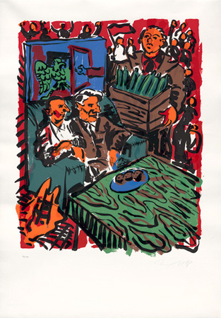 3. Oktober 90 by Jorg Immendorff Pricing Limited Edition Print image