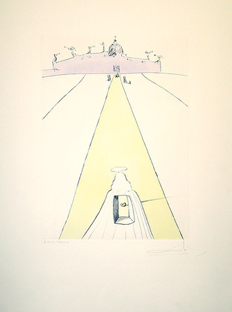 667 Gott, Zeit, Weltraum, C.1974 by Salvador Dalí Pricing Limited Edition Print image