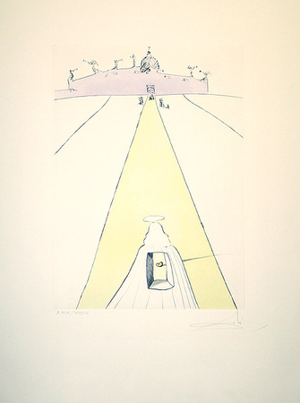 667 Gott, Zeit, Weltraum, C.1974 by Salvador Dali Pricing Limited Edition Print image