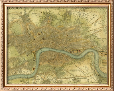 Map Of London by Vision Studio Pricing Limited Edition Print image