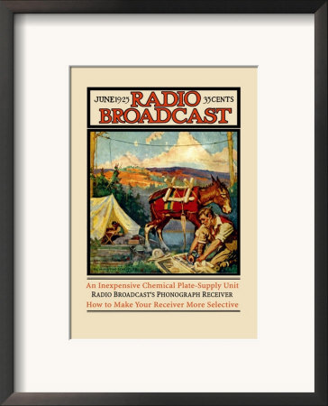 Radio Broadcast: June 1925 by Remington Schuyler Pricing Limited Edition Print image