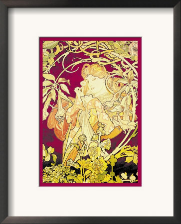 Grass Green by Alphonse Mucha Pricing Limited Edition Print image