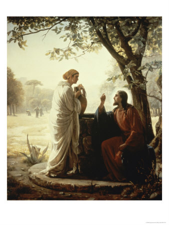 The Woman Of Samaria by Carl Bloch Pricing Limited Edition Print image