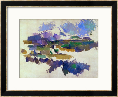 The Mont Sainte-Victoire, Seen From Lauves, 1905 by Paul Cézanne Pricing Limited Edition Print image