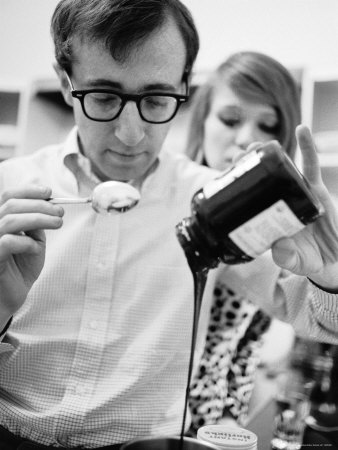 Comedian Woody Allen Making A Syrup Drink At Home by Arthur Schatz Pricing Limited Edition Print image