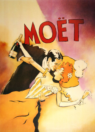 Moet - Couple by Vince Mcindoe Pricing Limited Edition Print image